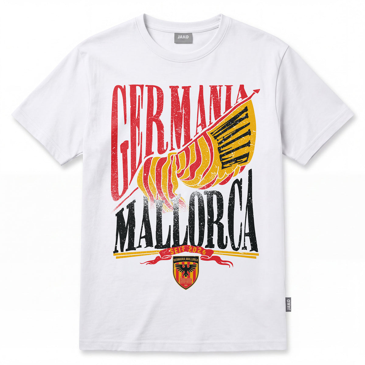 T-SHIRT JAKO GERMANIA MALLORCA WEISS