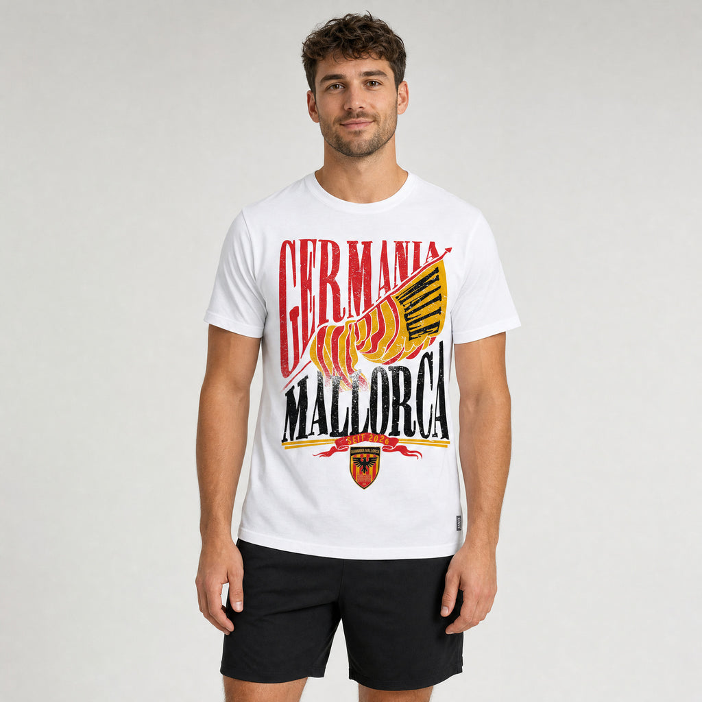 T-SHIRT JAKO GERMANIA MALLORCA WEISS